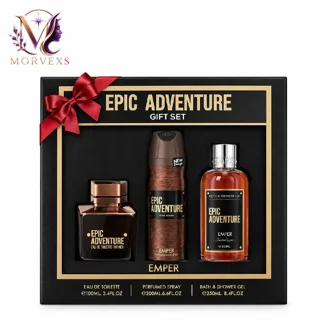 ست هدیه سه تیکه عطر مردانه اپیک ادونچر امپر Emper Epic Adventure Gift Set