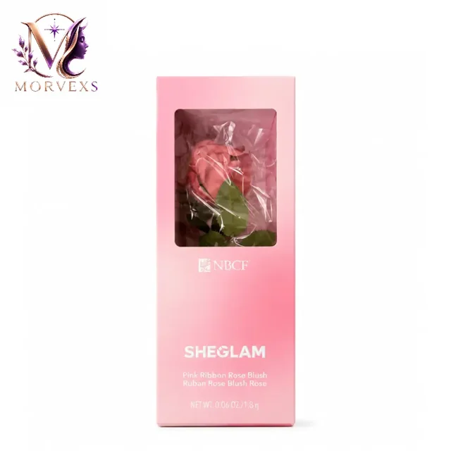 رژگونه گل رز شیگلم Sheglam مدل Pink Ribbon | Morvexs