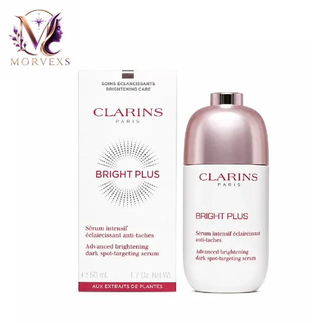عطر و سرم روشنکننده و ضد لک کلارینس Clarins Bright Plus Advanced 50ml | فروشگاه آنلاین Morvexs
