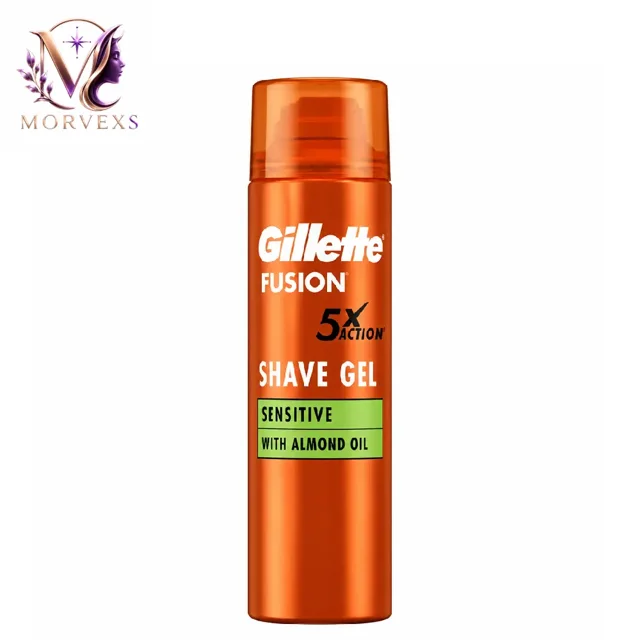ژل اصلاح ژیلت فیوژن 5 اکشن حساس - Gillette Fusion 5X Action Shave Gel | فروشگاه Morvexs