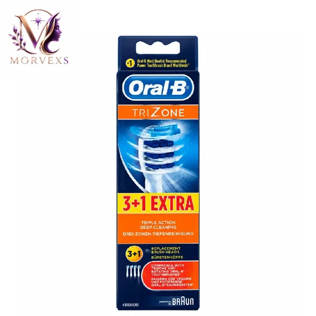 سر مسواک اورال بی تری زون ۳+۱ اکسترا Oral-B TriZone - Morvexs