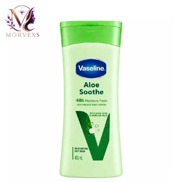لوسیون بدن وازلین مدل Aloe Soothe حجم 400 میلیلیتر
