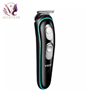 ماشین اصلاح حرفه‌ای VGR V-055 مشکی با نمایشگر دیجیتال | خرید از Morvexs