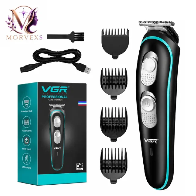 ماشین اصلاح مو VGR مدل V-055 حرفهای مشکی | خرید از Morvexs