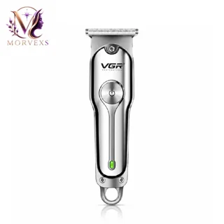 ماشین اصلاح مو حرفه‌ای VGR V-071 بدنه کروم ضد زنگ | فروشگاه اینترنتی Morvexs