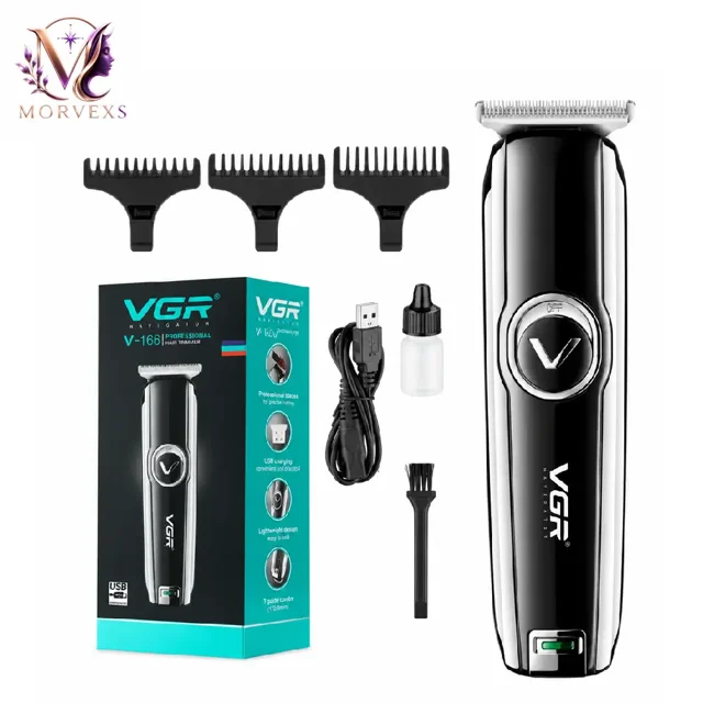 ماشین اصلاح صورت و بدن حرفهای ویجیآر مدل VGR V-166 مشکی Morvexs