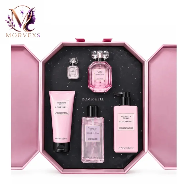 ست هدیه ویکتوریا سکرت مدل Bombshell | فروشگاه Morvexs
